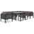 Sectional Sofa with Cushion Poly Rattan Anthracite