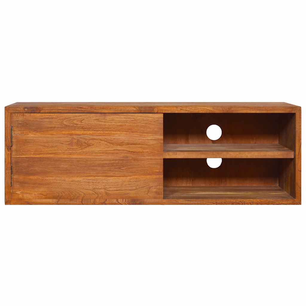 Wall-mounted TV Cabinet 90x30x30 cm Solid Teak Wood