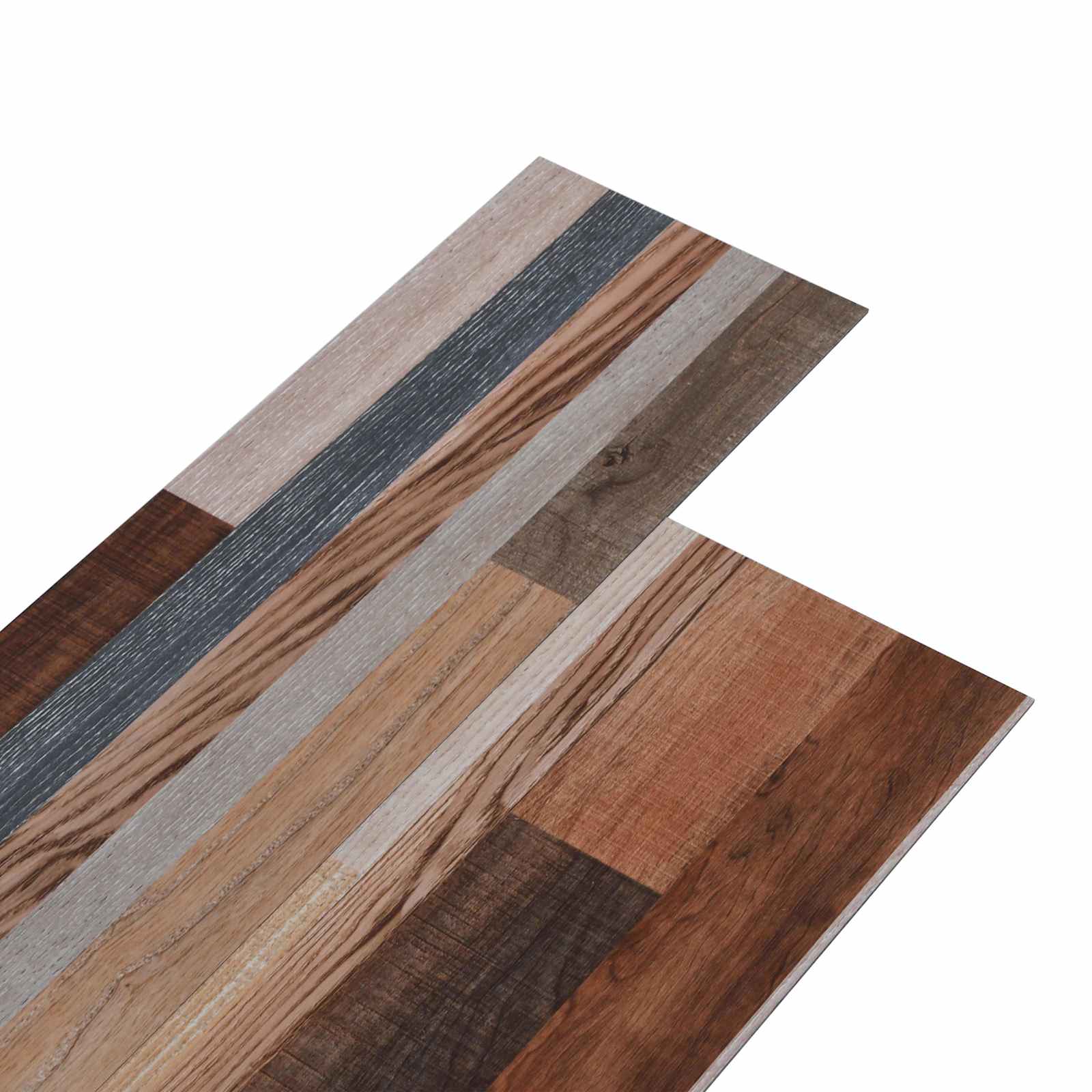 Flooring Planks 36 pcs Multicolour 5,02 m² PVC