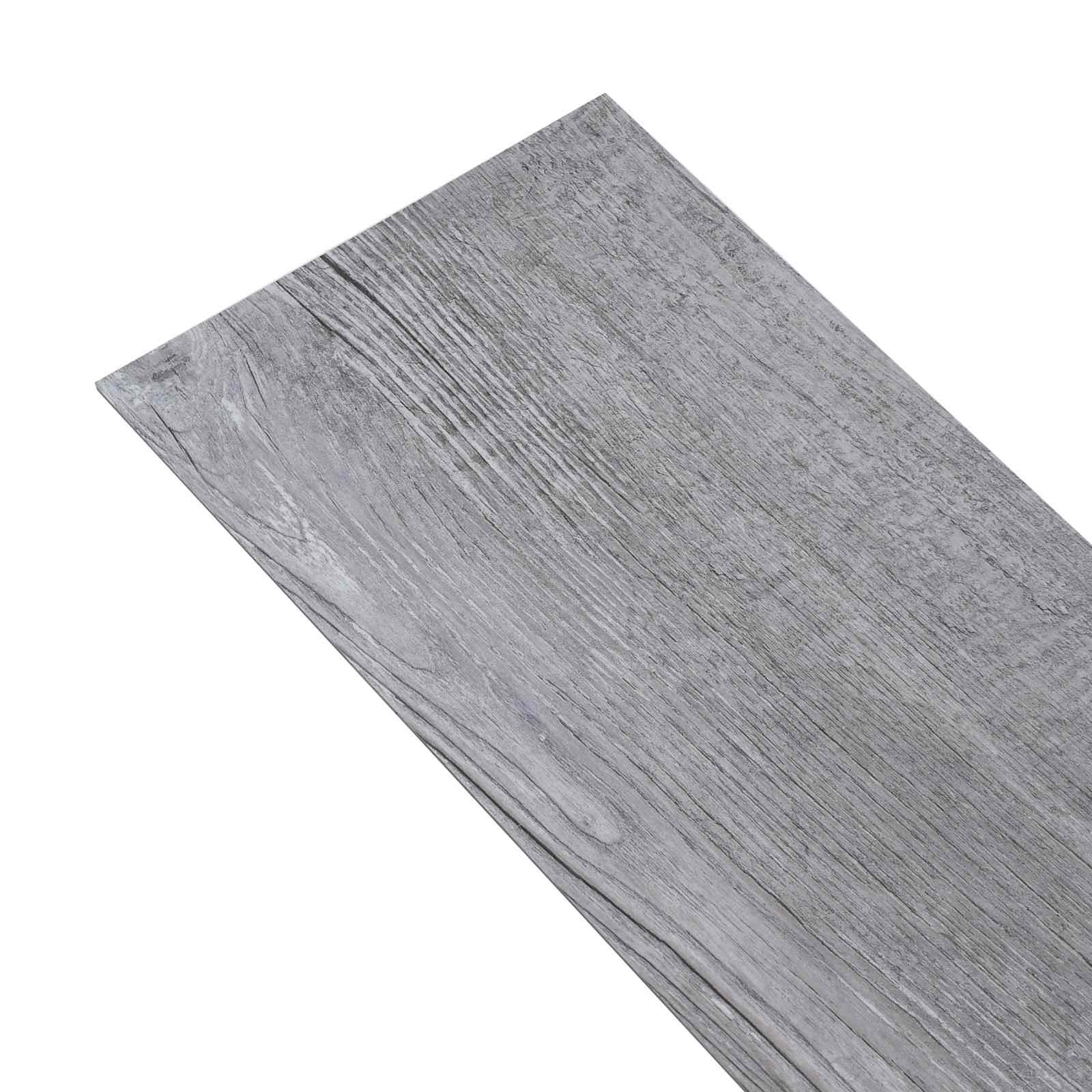 Flooring Planks 5,02 m² 36 pcs PVC Matte wood grey