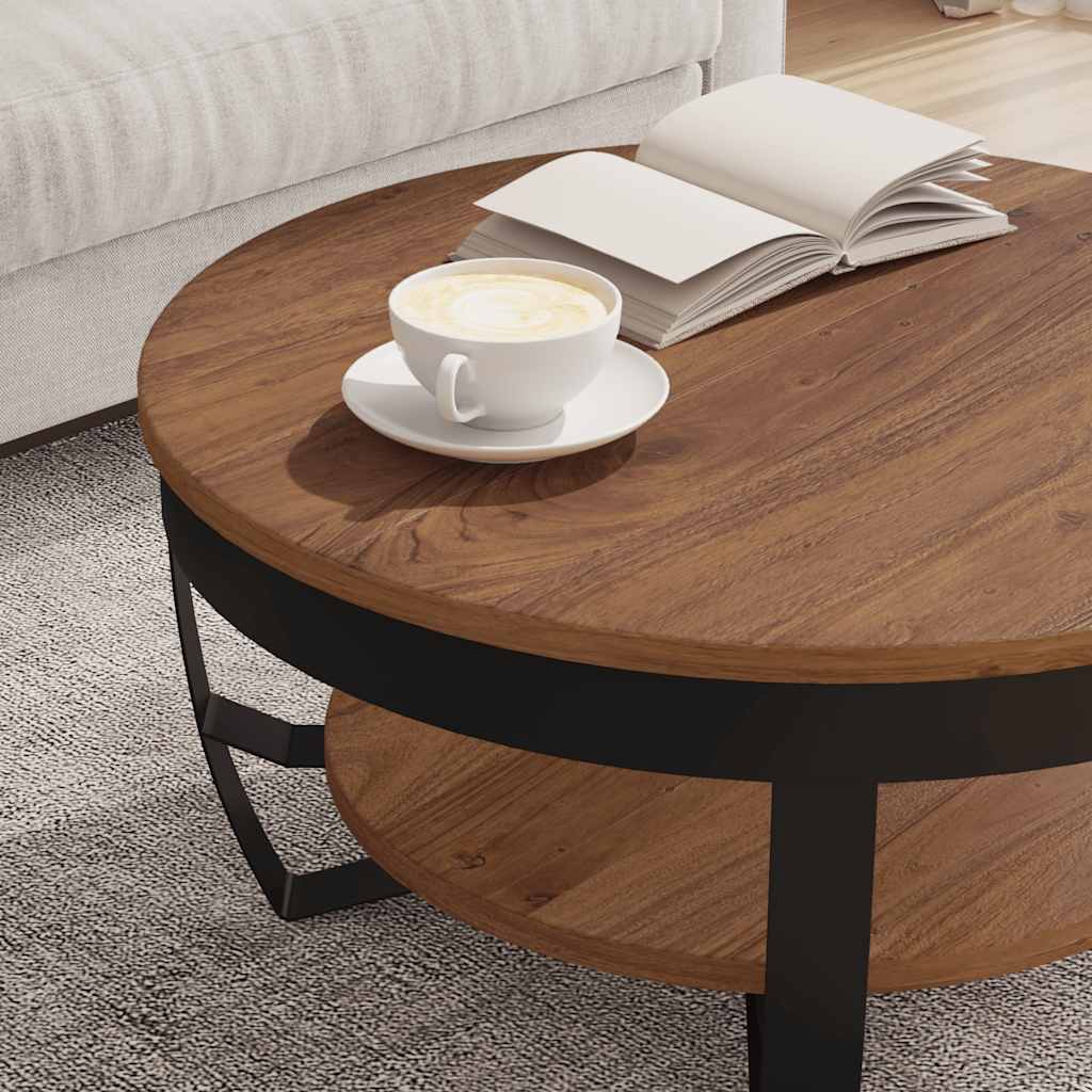 Coffee Table 65x65x32 cm Solid Acacia Wood