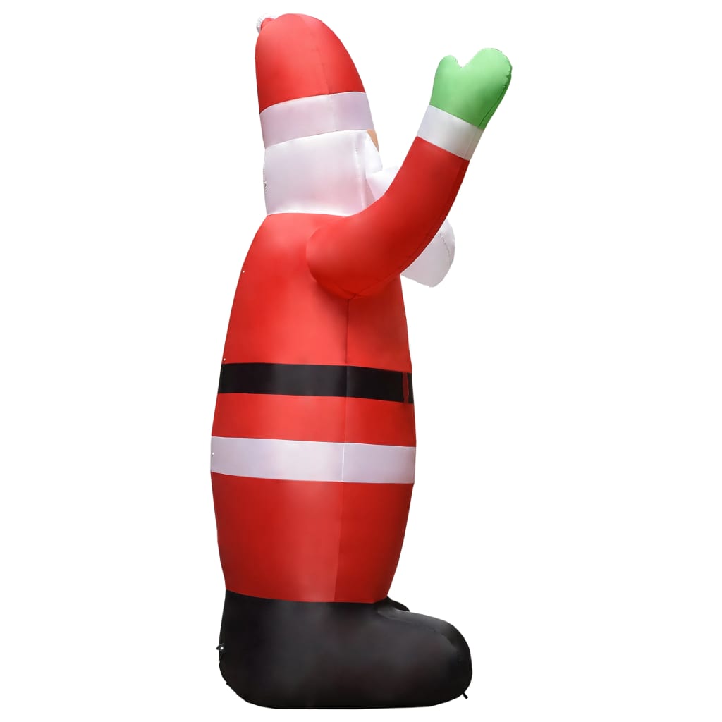 Inflatable Santa Claus with LEDs Christmas Decoration IP44 4.5 m