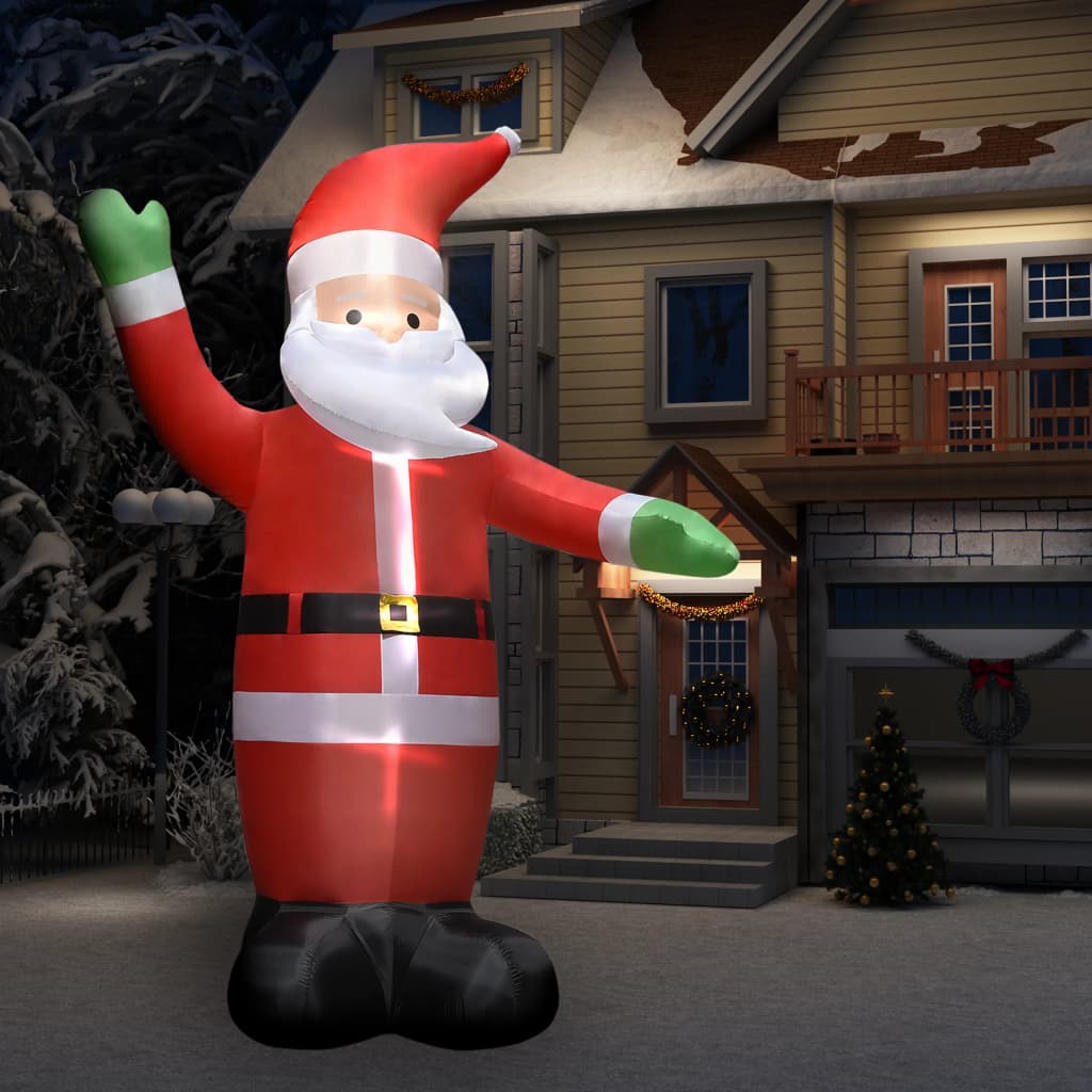 Inflatable Santa Claus with LEDs Christmas Decoration IP44 4.5 m