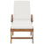 Sun Loungers with Cushions 2 pcs Solid Teak Wood Cream