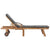Sun Loungers with Cushions 2 pcs Solid Teak Wood Dark Grey