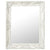 Wall Mirror Baroque Style 50x60 cm White