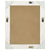 Wall Mirror Baroque Style 50x60 cm White