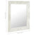Wall Mirror Baroque Style 50x60 cm White