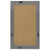 Wall Mirror Baroque Style 50x80 cm Black