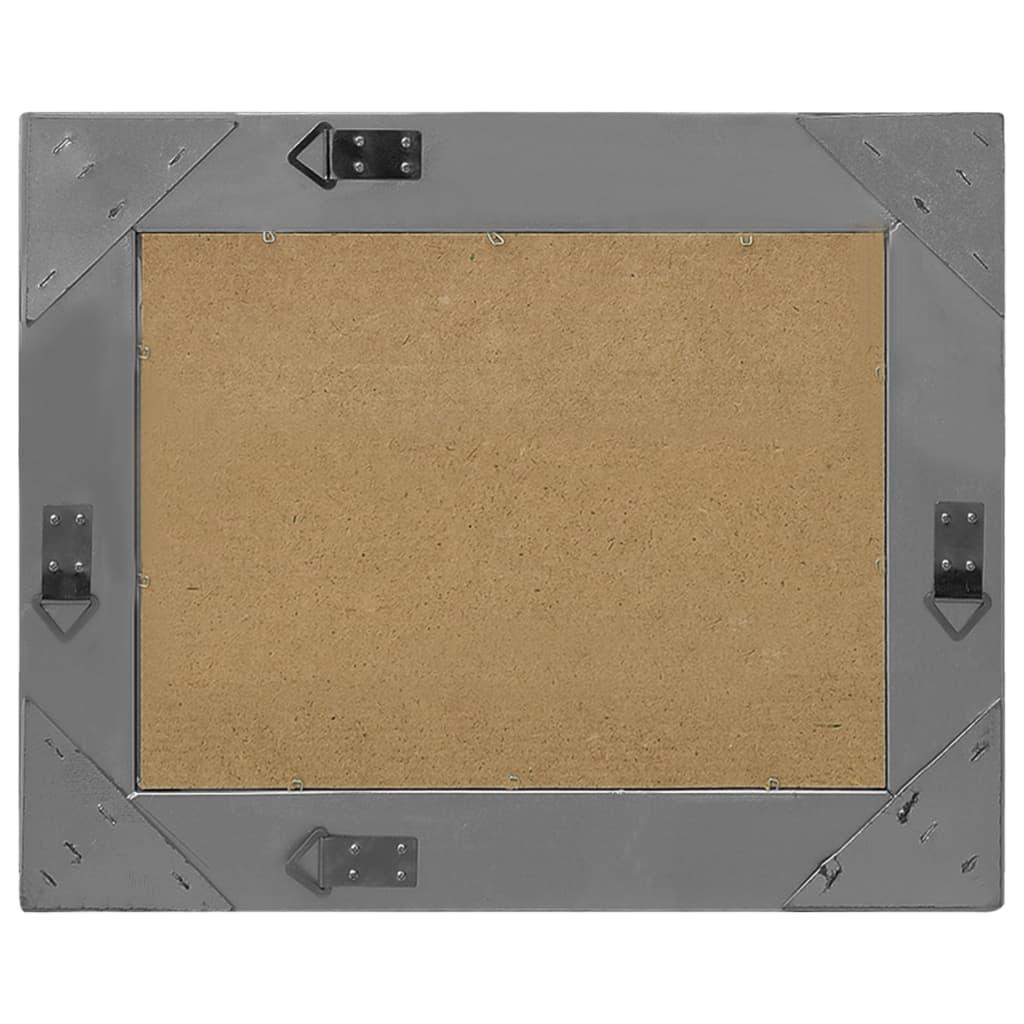 Wall Mirror Baroque Style 60x40 cm Black