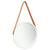 Wall Mirror with Strap 40 cm White