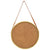 Wall Mirror with Strap 50 cm Gold