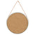 Wall Mirror with Strap 60 cm Silver