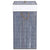 Bamboo Laundry Basket with Single Section Grey 83 L