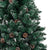 Slim Christmas Tree with Real Wood and White Snow Green 150 cm