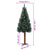 Slim Christmas Tree with Real Wood and White Snow Green 180 cm