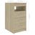 Desk Sonoma Oak 140x50x76 cm Engineered Wood