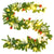 Christmas Garland with LED Lights Green 2.7 m PVC