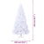 Artificial Christmas Tree with Thick Branches White 210 cm PVC