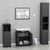 Bathroom Furniture Set Grey Engineered Wood