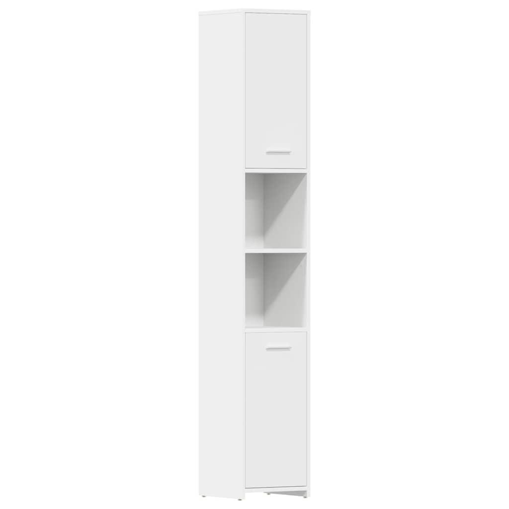 Bathroom Cabinet White 30x30x183.5 cm Engineered Wood