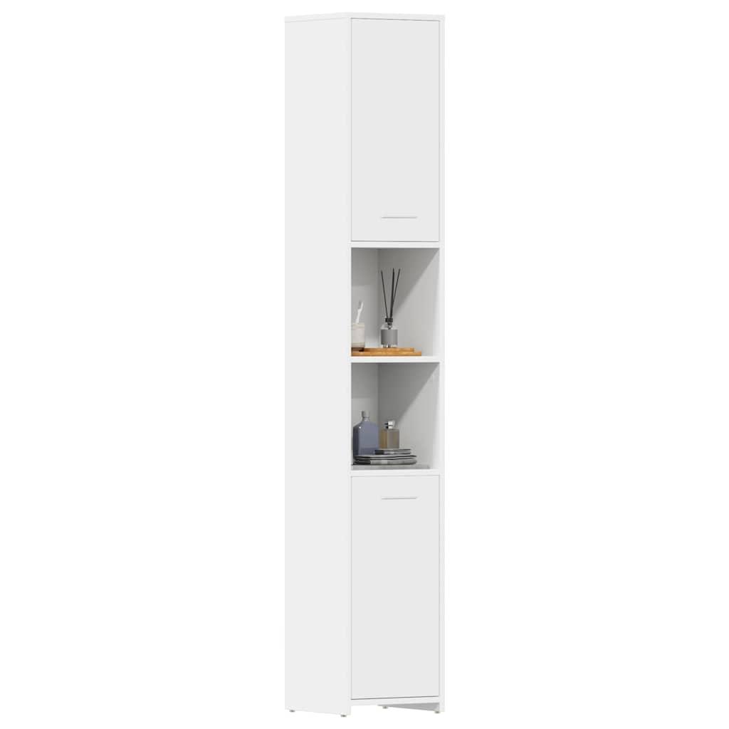 Bathroom Cabinet White 30x30x183.5 cm Engineered Wood