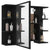 Bathroom Mirror Cabinet Black 80x20.5x64 cm Engineered Wood