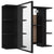 Bathroom Mirror Cabinet Black 80x20.5x64 cm Engineered Wood