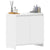 Bathroom Cabinet White 60x33x61 cm Engineered Wood