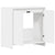 Bathroom Cabinet White 60x33x61 cm Engineered Wood