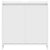 Bathroom Cabinet White 60x33x61 cm Engineered Wood