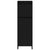 Bathroom Cabinet Black 30x30x95 cm Engineered Wood