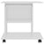 Computer Desk White 80x50x75 cm Engineered Wood