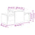 Coffee Table Set Concrete Grey 100x48x40 cm Engineered Wood