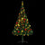 Artificial Pre-lit Christmas Tree with Baubles Green 150 cm