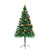 Artificial Pre-lit Christmas Tree with Baubles Green 180 cm