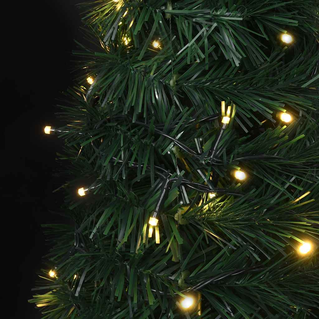 Pop-up String Artificial Pre-lit Christmas Tree Green 180 cm