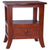 Bedside Cabinet Classical Brown Solid Mahogany Wood