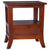 Bedside Cabinet Classical Brown Solid Mahogany Wood