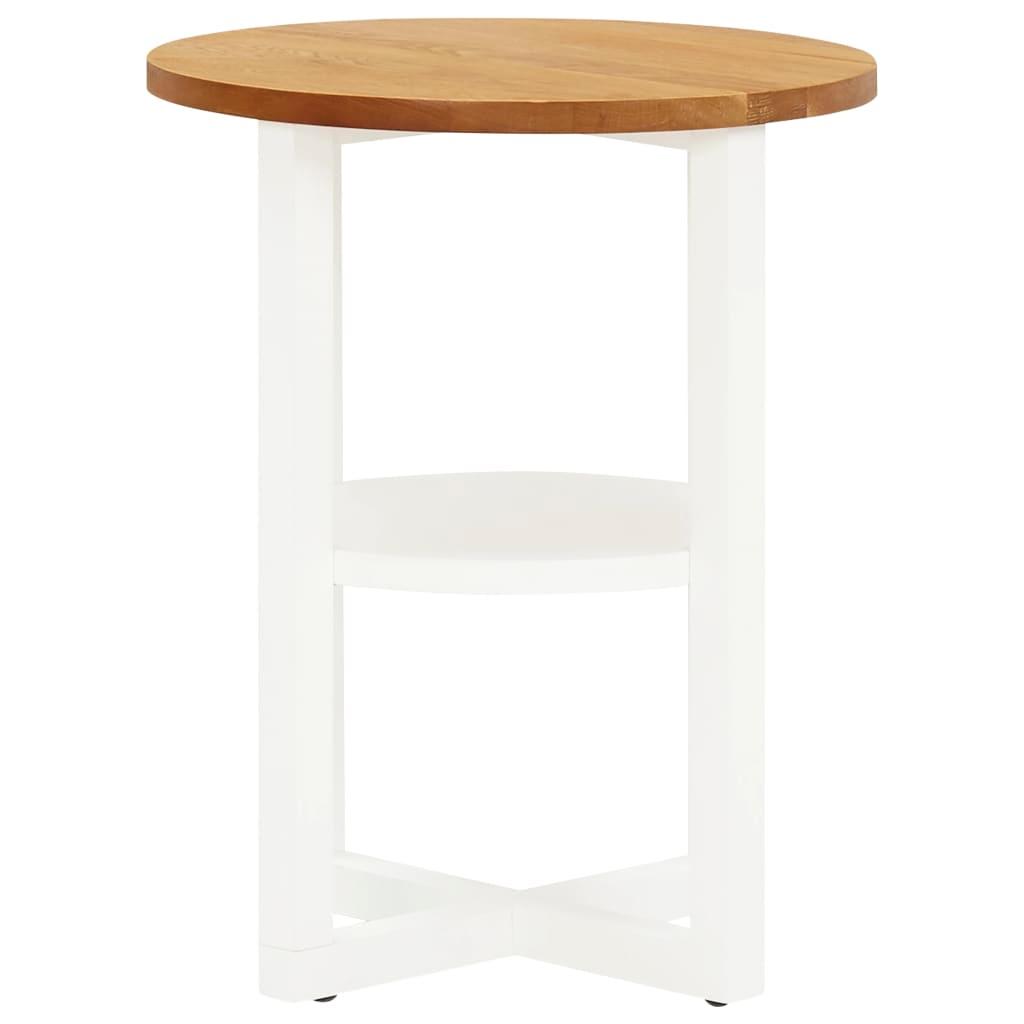 Lamp Table 40x50 cm Solid Oak Wood