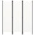 3-Panel Room Divider White 150x180 cm