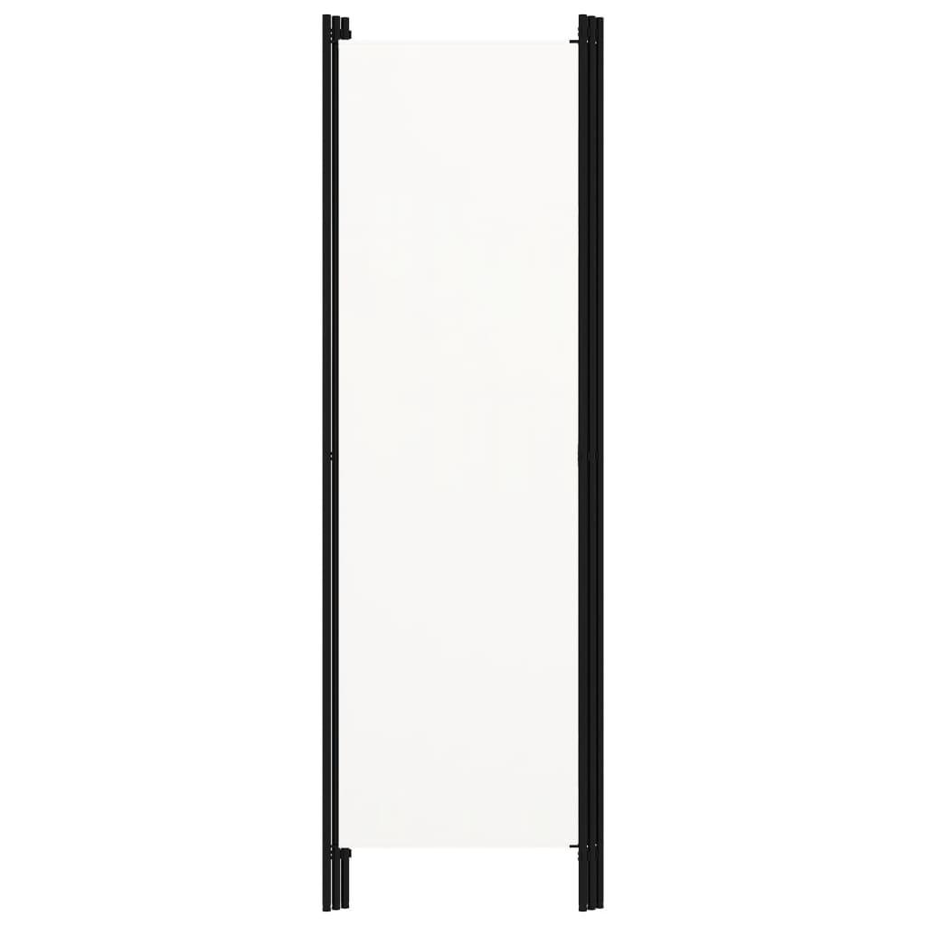 3-Panel Room Divider White 150x180 cm