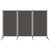 3-Panel Room Divider Anthracite 260x180 cm