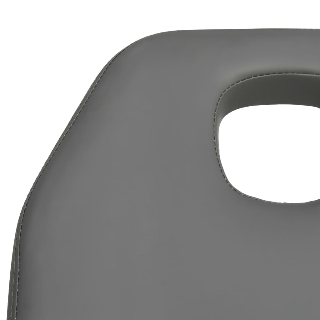 Massage Table Grey 180x62x(86.5-118) cm