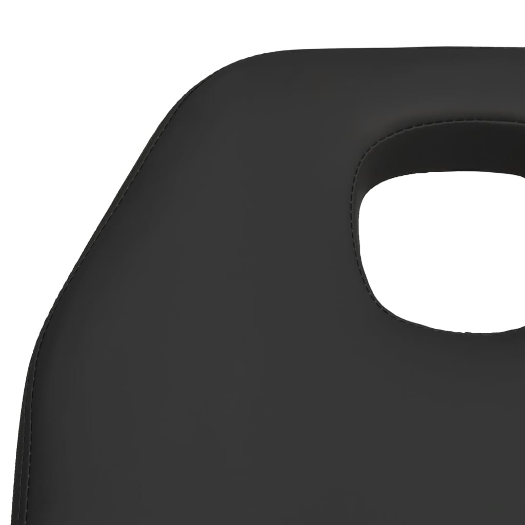 Massage Table Black 180x62x(87-112) cm
