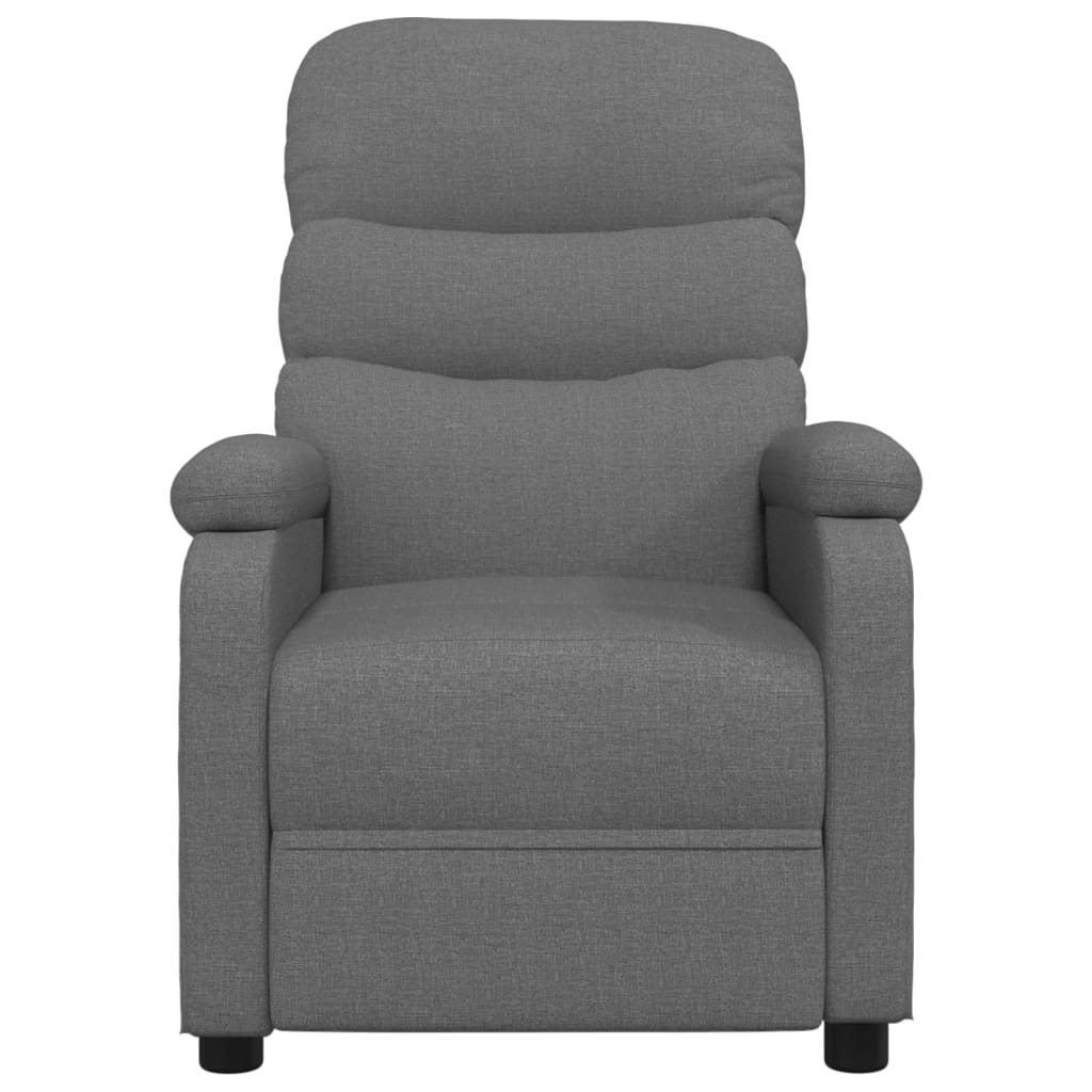 Massage Chair Dark Grey Fabric