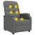 Massage Chair Dark Grey Fabric