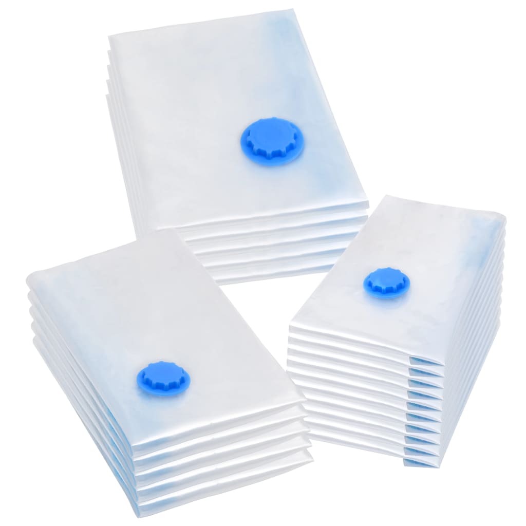 Vacuum Travel Storage Bags Clothing Bags 3 Sizes 20 pcs