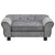 Dog Sofa Grey 72x45x30 cm Plush