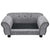 Dog Sofa Grey 72x45x30 cm Plush